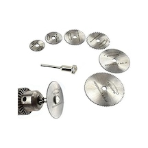 6 Adet Daire Testere Bıçağı Seti, 3.2 Mm Çubuklu, Ahşap Ve Metal İçin Kesme Diskleri