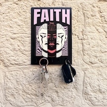 Cajuart Urban Sokak Stili Tasarım Faith İnanç Duvar Askısı Anahtarlık Dekor