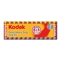 Kodak 12 Adet Çinko Karbon Shrink Ince Pil