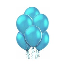 Mavi Metalik Balon 20 Adet 418