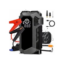 Tr Q18 Jump Starter 12000 Mah Çok Fonksiyonlu Akü Takviye Cihazı Ve Hava Kompresörü, 12v, Dijital Ekran, Led Işık