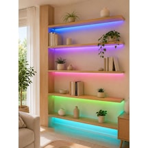 Dekoratif Rgb Led Şerit 5 Metre Uzaktan Kumanda İle