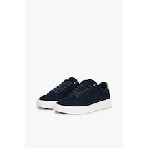 Tommy Hilfiger Erkek Court Summer Suede Sneaker - Lacivert Desert Sky