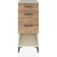 Hyperion Komodin 3 Çekmeceli 44x44x106 Aytaşı-çam Aytaşı
