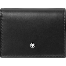 Mont Blanc Montblanc Yumuşak Nano Continental Cüzdan 198007 Siyah