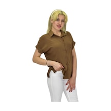 Kadın Ayrobin Kısa Kol Gömlek Bgl-st03696 001