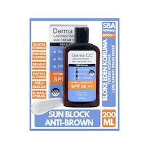 Derma Cc Sun Block Güneş Kremi SPF50++ 200 ML