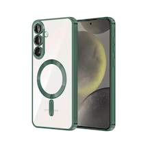 Samsung Galaxy Uyumlu A57 5g Kross Magneticsafe Kapak - Koyu Yeşil İtdark54312