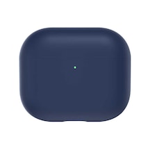 Apple Uyumlu AirPods 3 Kılıf Benks Liquid Silikon PC Kılıf ZORE-270294 Mavi