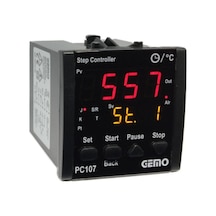 Gemo Pc107-230Vac Pıd Sıcaklık Adım Kontrol Cihazı