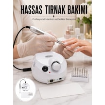 Profesyonel Tırnak Freze Makinesi Çok Fonksiyonlu Manikür Pedikür Seti Yeni Nesil - Lisinya