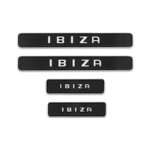 Seat Ibiza Carbon Fiber Kapı Eşiği Yazısı Sticker Boya Koruma