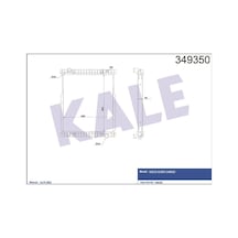 Kale Oto Radyatör 349350 Radyatör Iveco Eurocargo / Eurofıre 640×568×40
