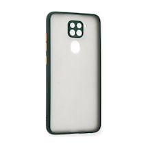 Xiaomi Redmi Note 9 Kılıf Montreal Silikon Kapak - Yeşil -