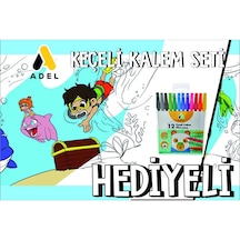 30x120 Boyama Rulosu Yaman Sualtı Macerası + Adel 12'li Keçeli Bo