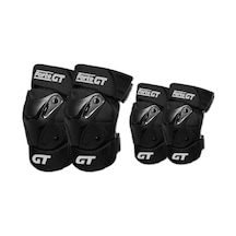 Forte Gt 800972 Koruyucu Motosiklet Dirseklik Dizlik Set Siyah
