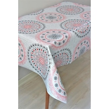 Elyaf Astarlı Silinebilir Pvc Muşamba Masa Örtüsü Osmanlı - 06-e5-kırmızı