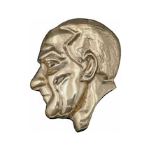 Pm Dizayn Pirinç Döküm Atatürk Silueti  I