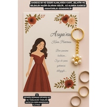 Kına Konsept 10'lu Papatya Anahtarlık - Kına Hediyesi - Nişan Hediyesi - Bride Hediye Çok Renkli