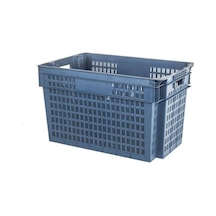 Plastik Ekmek Kasası Ekmek Sepeti 39x65x42 Cm 2350 Gram Mavi
