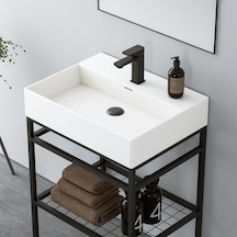 Orka Capetown 60 Cm Beyaz Banyo Dolabı Alt Modül Ve Lavabo Beyaz