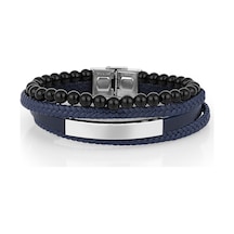 Danıel Kleın Erkek Gerçek Deri Bileklik Dkj.5.10011-2 Siyah