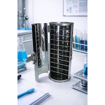 Petri Sterilize Kabı Raflı Paslanmaz Çelik Laboratuvar İçin