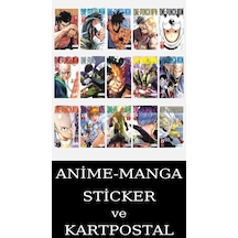 One Punch Man 11-25 Eksiksiz Manga Seti 15 Kitap / Tek Yumruk / Anime-manga Sticker Ve Kartpostal