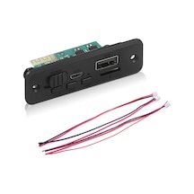 5v Bluetooth 5.0 Mp3 Çalar Dekoder Kurulu Araba Fm Radyo Modülü 2 3w 6w Black