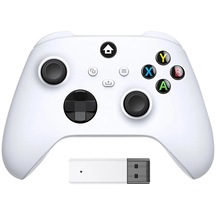 Beyaz-2.4g Oyun Denetleyicisi Alıcı Ile Kablosuz Gamepad Anti-skid Rocker Xbox Serısı X/s İçin Kablosuz Oyun Kolu Değiştirme
