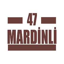 47 Mardinli Araba Sticker 17x17 Cm Kahverengi