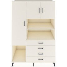 Kronos Dolap 7 Raflı 4 Çekmeceli 3 Kapaklı 132x59x195 Aytaşı-aytaşı/aytaşı Aytası/aytası