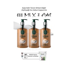 Eyüp Sabri Tuncer Artisan Cappuccino Doğal Zeytinyağlı Sıvı Sabun 3 x 600 ML