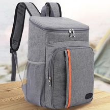 Novahub Siyah Piknik Sırt Çantası Oxford Kumaş Saklama Çantası Aşınmaya Dayanıklı Moda Açık Kamp Piknik Soğutucu Yalıtım Çantası Kamp Ekipmanları Siyah Siyah