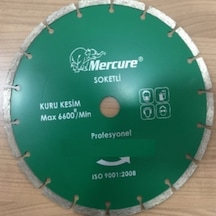 Mercure 180x2.2x22 Soketli Beton Kesme Diski Yeşil