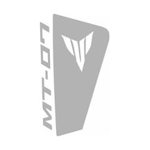 Yamaha Mt07 2014 - 2017 Uyumlu Beyaz Siperlik Sticker Set