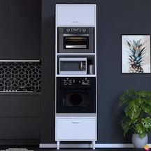 Modilayn Eser 60x217x56 Cm Boyutunda Ankastre 2 Kapaklı Mini/midi Mikrodalga Fırın Dolabı Beyaz Modilayn Eser 60x217x56 Cm Boyutunda Ankastre 2 Kapaklı Mini/midi Mikrodalga Fırın Dolabı Beyaz