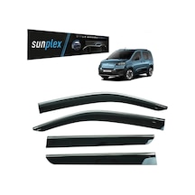 Sunplex Kromlu Cam Rüzgarlığı Fiat Doblo 2023-sonrası İle Uyumlu