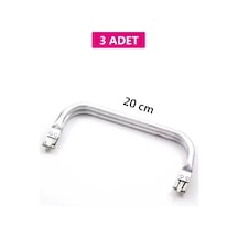 Hrşytrend Gizli Metal Çanta Bursu 3 Adet - 20 Cm - Metal Çanta Aparatı Çanta Aksesuarı Çok Renkli
