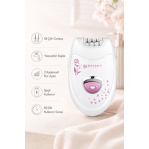 Bright Elegance Be-1196 Kablolu / Kablosuz Şarjlı 2 Kademe 18 Çift Cımbız Epilasyon Aleti