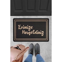 Evaşk Kapı Önü Paspası Vinil Kaymaz Tabanlı 40 X 60 Uvrub074