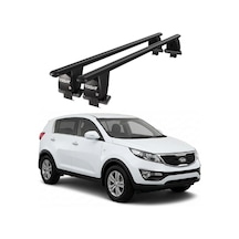 Royal Kia Sportage 2010-2013 Uyumlu Siyah Kilitli Ara Atkı Port Bagaj Tavan Barı
