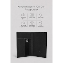 D'S Damat Ds Damat Siyah Kutulu Hakiki Deri Akıllı Takip Cihazlı Kaybolmayan Pasaportluk Cüzdan 6hc59ortpsp02 Çok Renkli
