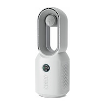 Hepu Hp-f29 Sessiz Pervanesiz 360 Döner Usb Şarjlı Masaüstü Fan Bluetooth Hoparlörlü, Gece Lambalı, 3'ü 1 Arada Akıllı Tasarım