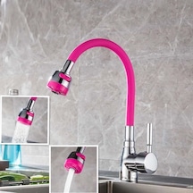 Pembe Renk Oynar Başlıklı Tasarruflu Kubar Musluk Borusu