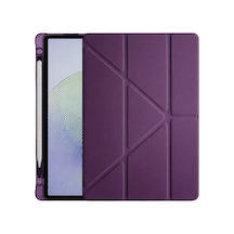 Redmi Pad 2 Kalemlikli Mars Tablet Kılıfı - Mürdüm Arka Kapak