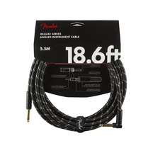Fender Deluxe Düz/l Uçlu 5m Siyah Tweed Enstrüman Kablosu