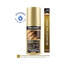 Jaja Exxellent Touch Suya Dayanıklı Beyaz Dip Kapatıcı Topik Sprey 75 Ml Açık Kumral