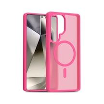 Joko Samsung Uyumlu Galaxy S25 Ultra Jota Magsafe Kapak - Rose Renkli