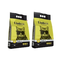 Lindo Cat Kokusuz Kalın Taneli Kedi Kumu 10 LT X 2 ADET
